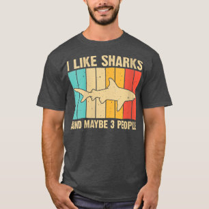 Womens Funny Shark Design For Kids Men Women Anima T-Shirt