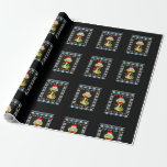Womens Funny UGLY Hanukkah Christmas Pajama Snake Wrapping Paper<br><div class="desc">This is a great gift for your family,  friends during Hanukkah holiday. They will be happy to receive this gift from you during Hanukkah holiday.</div>