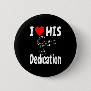 Women's Funny Valentine's Day Couple Matching I Lo 2 Inch Round Button