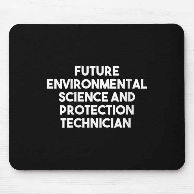 Womens Future Environmental Science And Mouse Pad (Front)