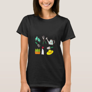 Womens Garden Tools Gardener Gardening Horticultur T-Shirt