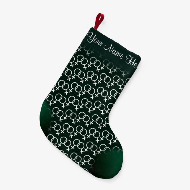Women's Gay Pride Stocking Custom Love Stocking (Front (Hanging))