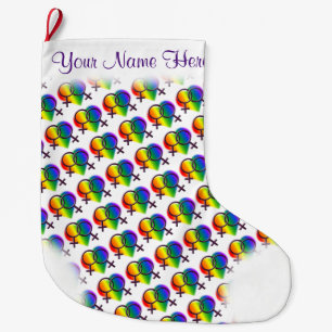Women's Gay Pride Stocking Lesbian Love Stockings