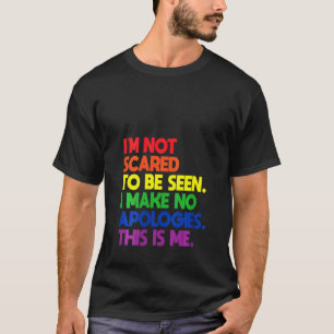 Womens Gay Saying Rainbow Pride Flag Lgbtq Inspira T-Shirt