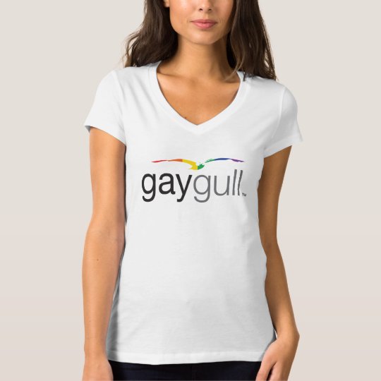 Women's Gaygull V-Neck T-Shirt