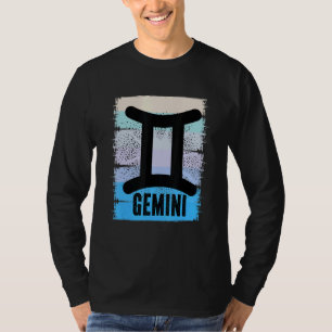 Womens Gemini Symbol May Birthday June Birthday Re T-Shirt