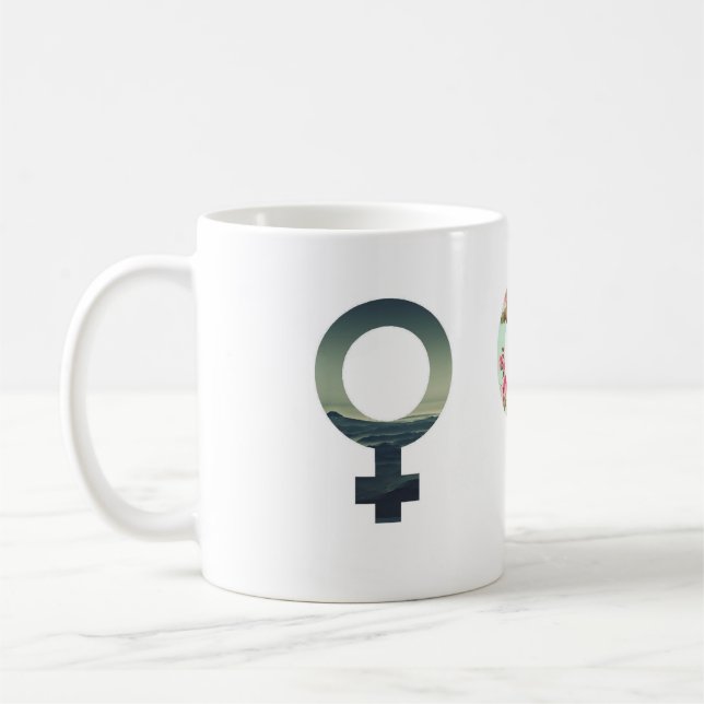 Womens Gender Symbol Mug (Left)