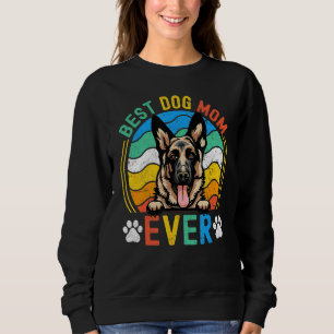 Womens German Shepherd Best Dog Mom Ever  Mom Sweatshirt