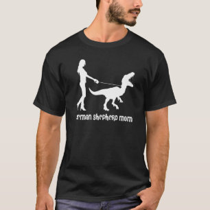 Womens German Shepherd Mom Raptor Edition T-Shirt