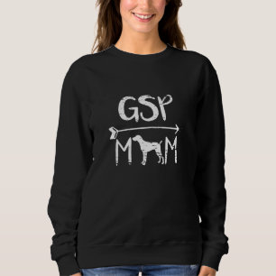 Womens German Shorthair Pointer Proud Gsp Mom Dog Sweatshirt