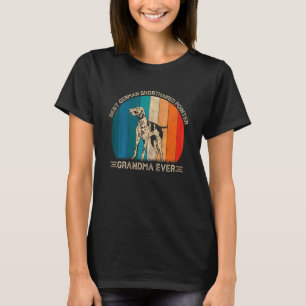Womens German Shorthaired Pointer Dog For Grandma T-Shirt