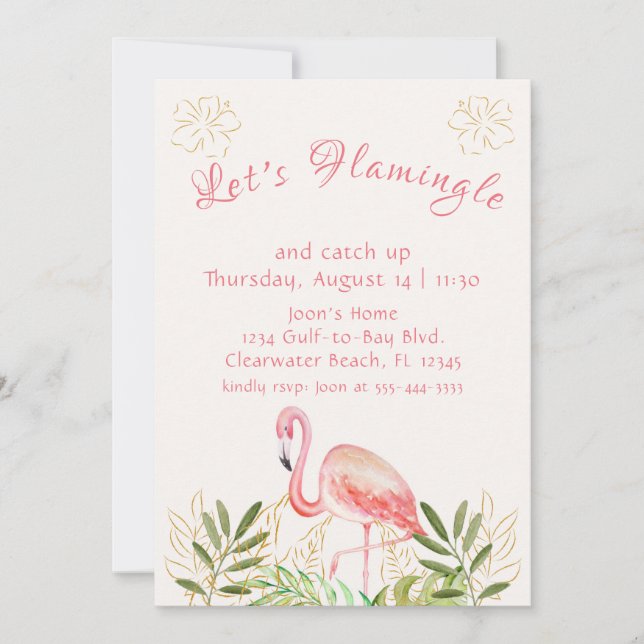 Women's Get Together Invitation (Front)