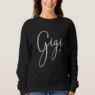Womens Gigi For Women Grandma Mother's Day Grand Sweatshirt