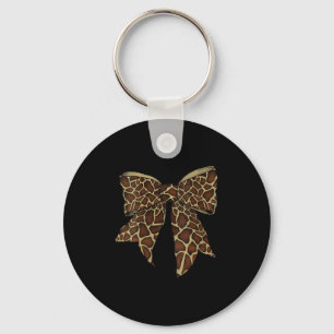 Womens Giraffe Animal Pattern Cute Halloween Costu Keychain