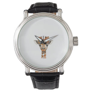 Womens Giraffe Boho Wildflower Coquette Bow Mom Mo Watch