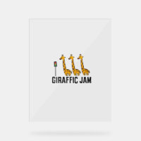 Womens Giraffic Jam Funny Giraffe Giraffe Pun Cute