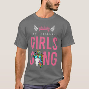 Womens Girls Team Unicorn Night Out Birthday Bache T-Shirt