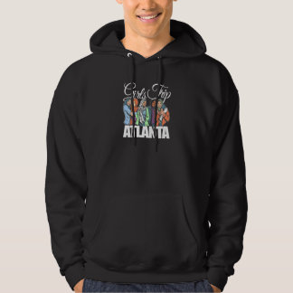 Womens Girls Trip Atlanta Melanin Bestie & Best F Hoodie
