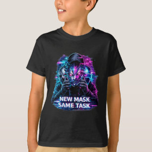 Women's Glitch Persona Affirmation _ New Mask Same T-Shirt