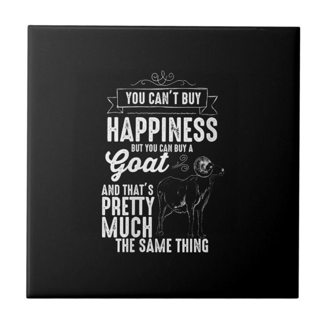 Womens Goat Lover Goat Gift Tile (Front)