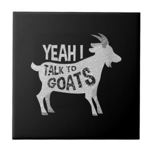 Womens Goat Lovers Goat Joke Gift Tile