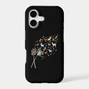 Womens Goats Funny Dandelion Wildflower Floral Goa