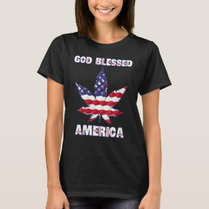 Womens God Blessed America For Men Women T-Shirt