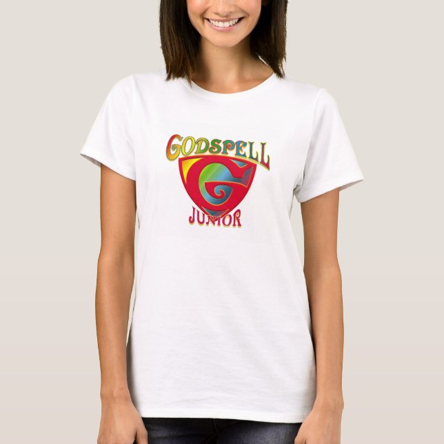 Women's "Godspell Jr." Plain Logo T-Shirt (Front)