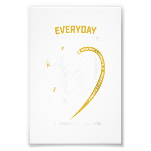 Womens Gold Memory Of My Granddaughter Childhood Photo Print