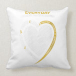 Womens Gold Memory Of My Granddaughter Childhood Throw Pillow<br><div class="desc">Tell your Granddaughter how much you love her.</div>