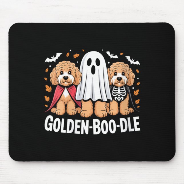 Womens Golden-Boo-Dle Mouse Pad (Front)