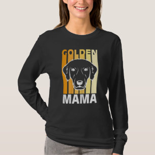 Womens Golden Retriever Mama Pet Dog Owner Rescuer T-Shirt