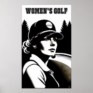 Women's Golf Poster