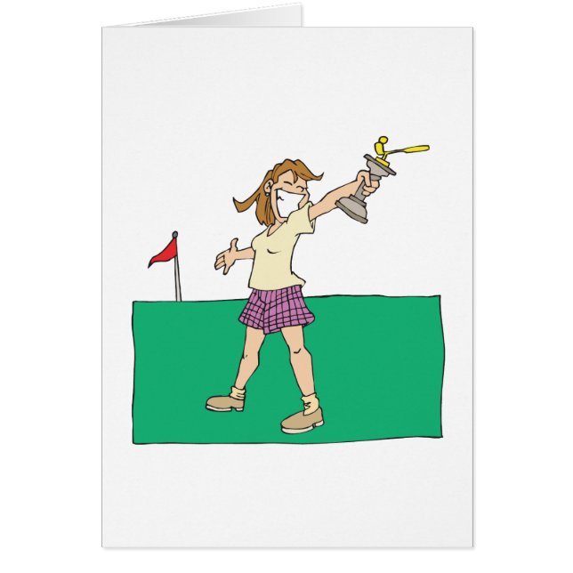 Womens Golf Trophy (Front)