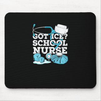 Womens Got Ice School Nurse Mouse Pad