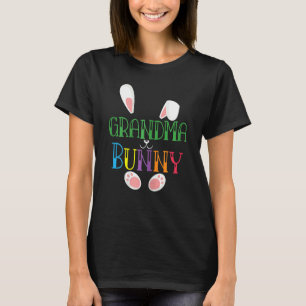 Womens Grandma Easter Bunny For Women Moms And Gra T-Shirt