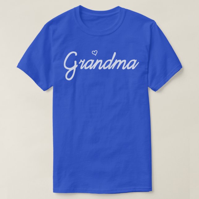 Womens Grandma Gift - Heart T-Shirt Copy Copy Copy (Design Front)