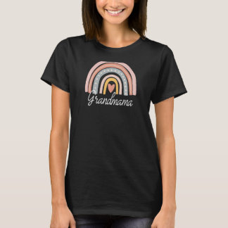 Womens Grandmama Rainbow For Women Grandma Christm T-Shirt