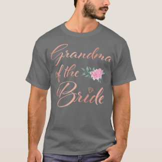 Womens Grandmother of the Bride Grandma of the Bri T-Shirt