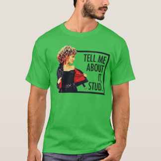 Womens Greaseell Me About It Stud Sandy Retro Movi T-Shirt
