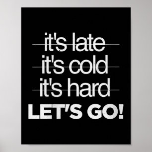 Womens Great Motivational Discipline Workout No Ex Poster