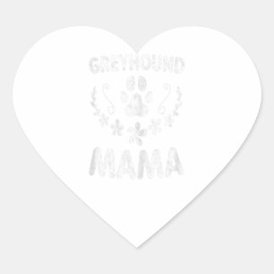 Womens Greyhound Mama Shirt Italian Greyhound Mom Heart Sticker