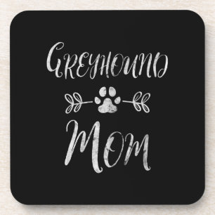 Womens Greyhound Mom Shirt Italian Greyhound Mom Coaster