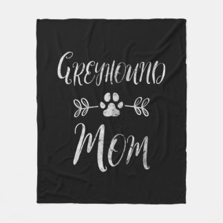 Womens Greyhound Mom Shirt Italian Greyhound Mom Fleece Blanket