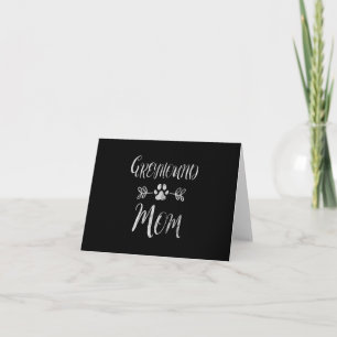 Womens Greyhound Mom Shirt Italian Greyhound Mom Note Card