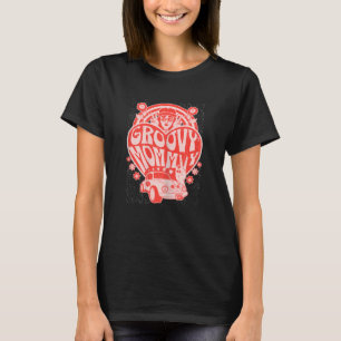 Womens Groovy Mommy Cool 70s 80s Retro Groovy Mo T-Shirt