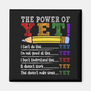 Womens Growth Mindset Teacher Motivational Sitive Magnet