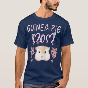 Womens Guinea Pig Mom Funny Pet Owne Guinea Pig Lo T-Shirt