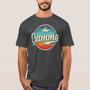 Womens Gumma Retro Name Funny Vintage Style Grandm T-Shirt