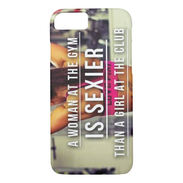 Women's Gym Workout Motivational Case-Mate iPhone Case (Back)